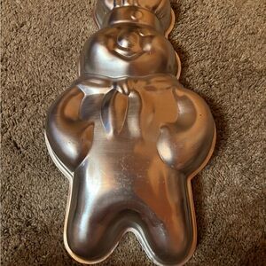 Wilton Silver Gingerbread Cooky Chef Cake Pan